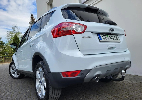 Ford Kuga cena 37900 przebieg: 189000, rok produkcji 2012 z Swarzędz małe 781